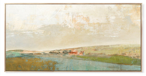 Horizontal Abstract Landscape Painting