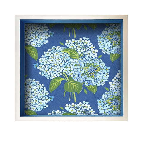 Decorative Hydrangea Flower Tray 16x16