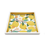 16x16 Lemons Decorative Hand-Made Wooden Tray
