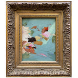 Abstract Painting in Vintage Frame