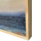 Oil and Cold Wax Abstract Seascape Painting