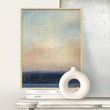 Oil and Cold Wax Abstract Seascape Painting