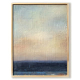 Oil and Cold Wax Abstract Seascape Painting